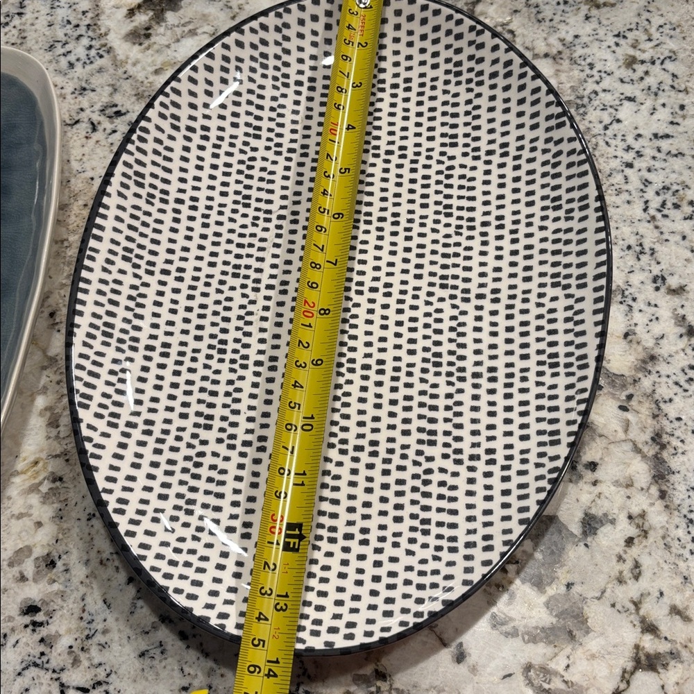 Cost Plus World Market Cream Oval Plates - Picture 5 of 6